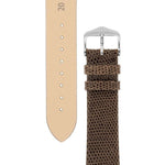 Hirsch Lizard ruskea 18 mm kellon ranneke 01766010-18