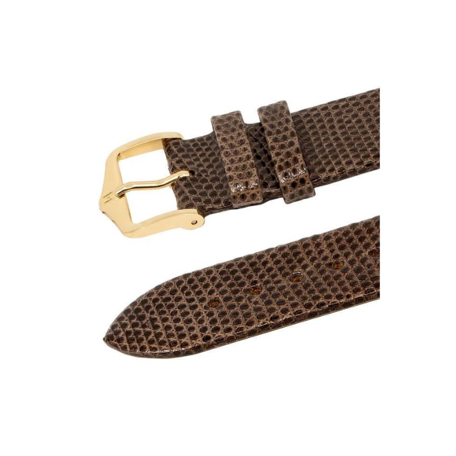 Hirsch Lizard ruskea 18 mm kellon ranneke 01766010-18