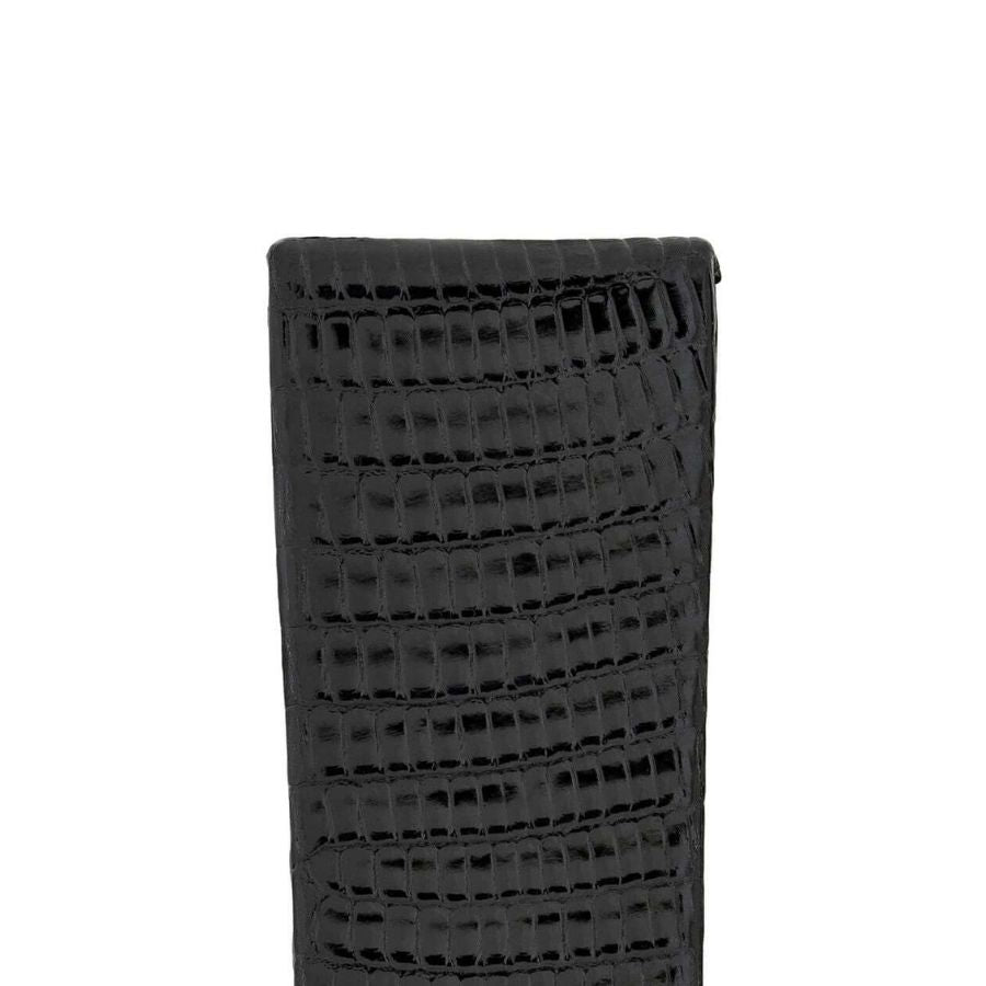 Hirsch Lizard musta kellon ranneke 01766050-16