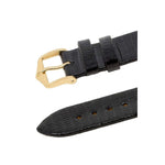 Hirsch Lizard musta kellon ranneke 01766050-16