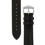Hirsch Lucca musta kellon ranneke 04902050