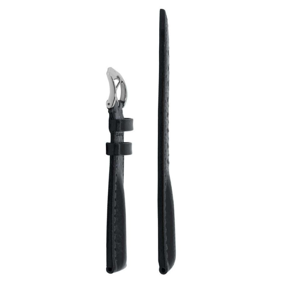 Hirsch Lucca musta kellon ranneke 04902050
