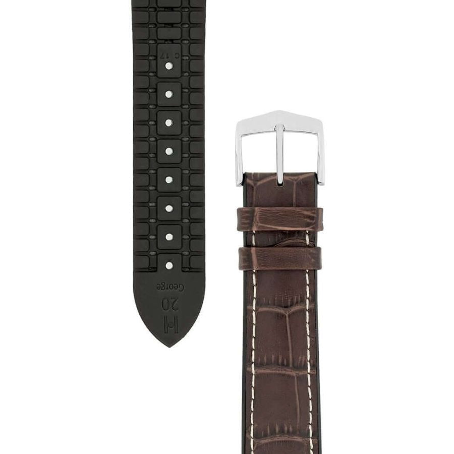 Hirsch George ruskea kellon ranneke - 0925128010