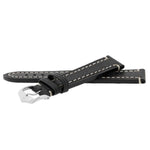 Hirsch Liberty musta kellon ranneke 10900250-2
