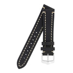 Hirsch Liberty musta kellon ranneke 10900250-2