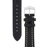 Hirsch Liberty musta kellon ranneke 10900250-2