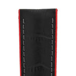 Hirsch Andy musta-punainen kellon ranneke 0922028050