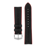 Hirsch Andy musta-punainen kellon ranneke 0922028050
