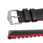 Hirsch Andy musta-punainen kellon ranneke 0922028050