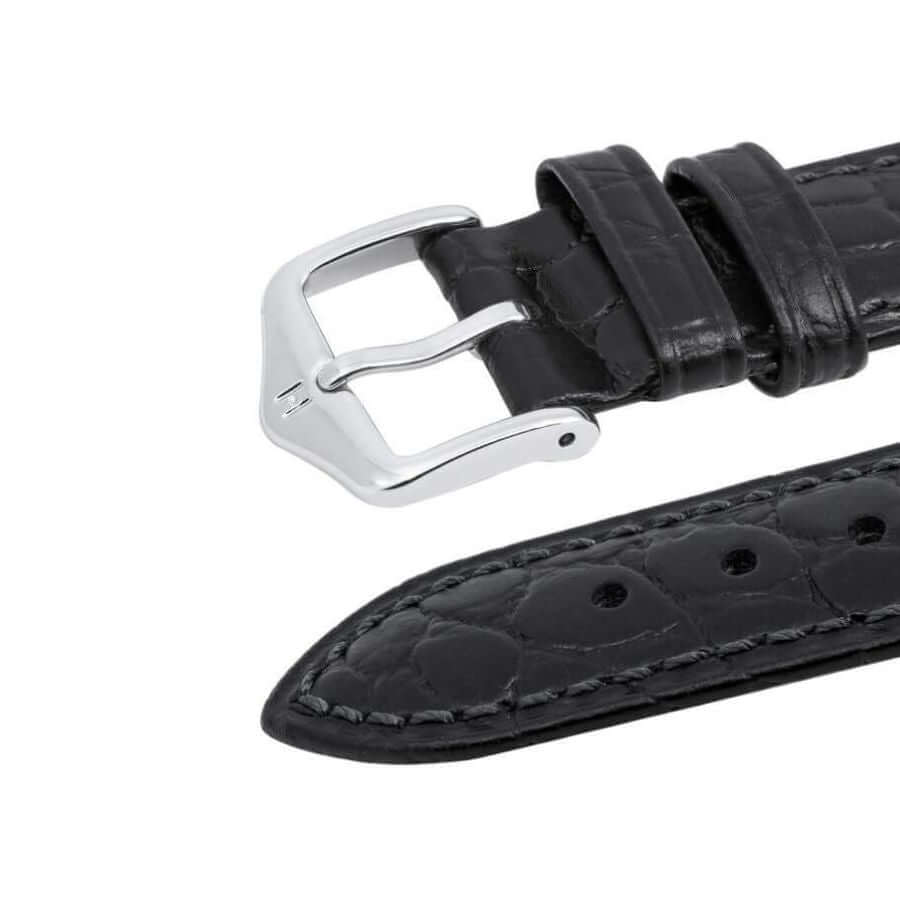 Hirsch Aristocrat musta kellon ranneke