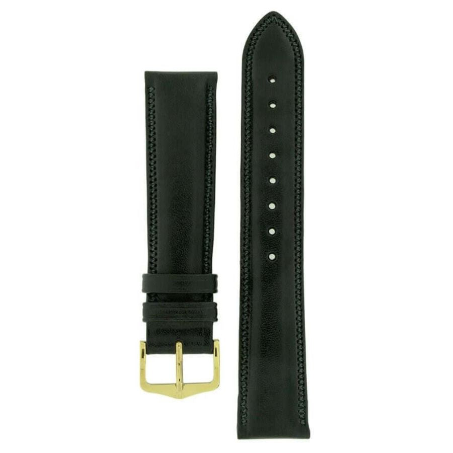 Hirsch Ascot musta kellon ranneke