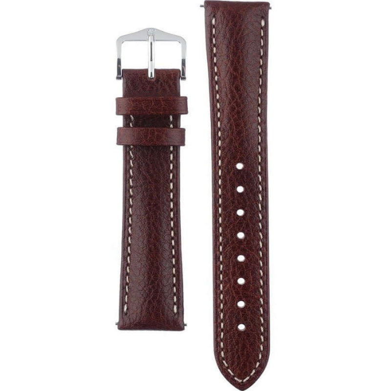 Hirsch Boston ruskea nahkaranneke