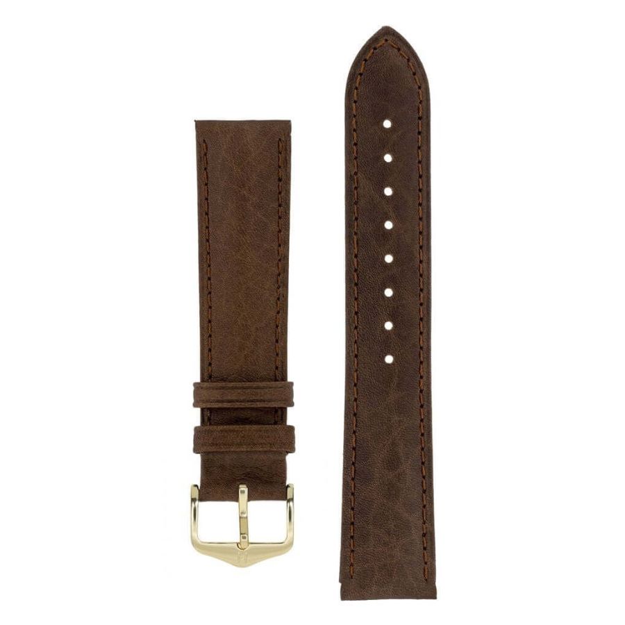 Hirsch Camelgrain ruskea kellon ranneke