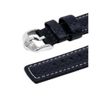 Hirsch Carbon sininen kellon ranneke
