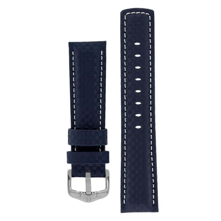 Hirsch Carbon sininen kellon ranneke
