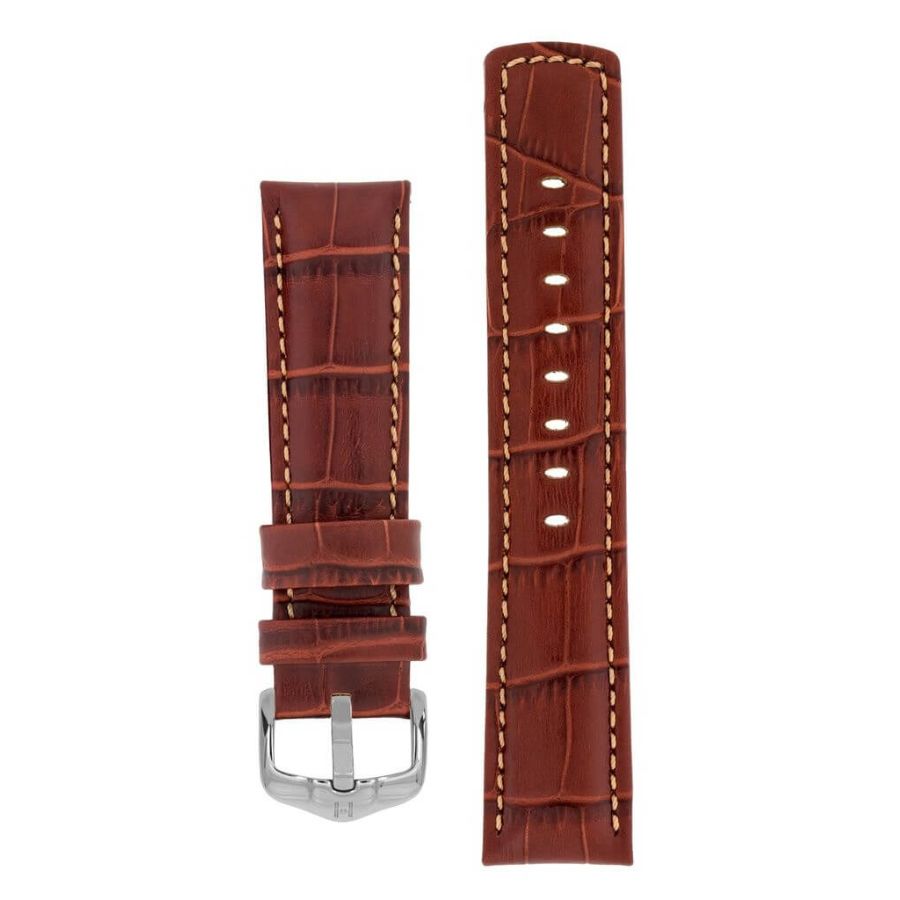 Hirsch Grand Duke punaruskea kellon ranneke 02528070