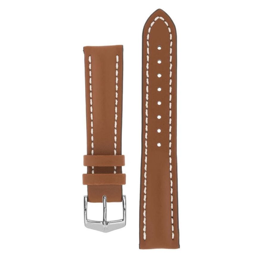 Hirsch Heavy Calf ruskea kellon ranneke 01475070-2