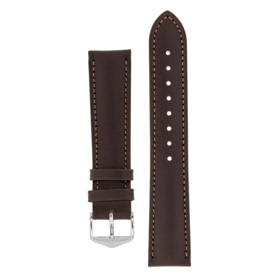 Hirsch Kent ruskea kellon ranneke 01002010-2
