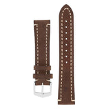 Hirsch Liberty tummanruskea kellon ranneke 10900210-20
