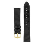 Hirsch Lizard musta kellon ranneke 01766050-16