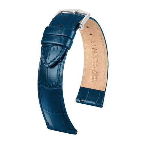 Hirsch Louisiana Look Sininen Kellonranneke 03427080-2