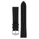 Hirsch Lucca musta kellon ranneke 04902050