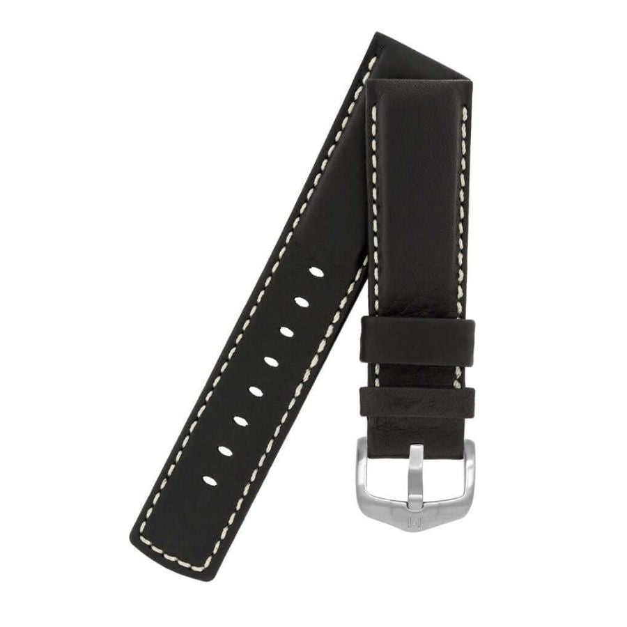 Hirsch Mariner musta kellon ranneke