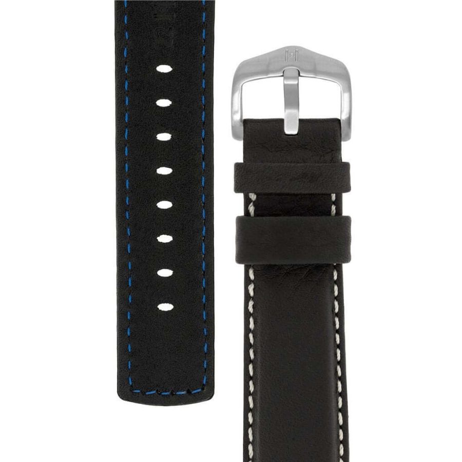 Hirsch Mariner musta kellon ranneke