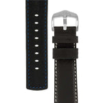 Hirsch Mariner musta kellon ranneke