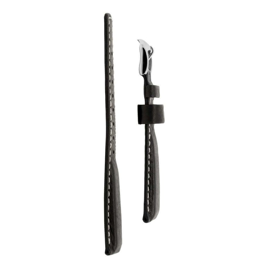 Hirsch Mariner musta kellon ranneke