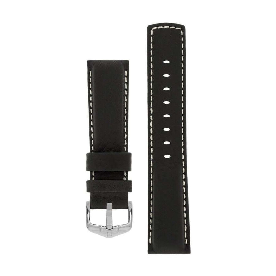Hirsch Mariner musta kellon ranneke