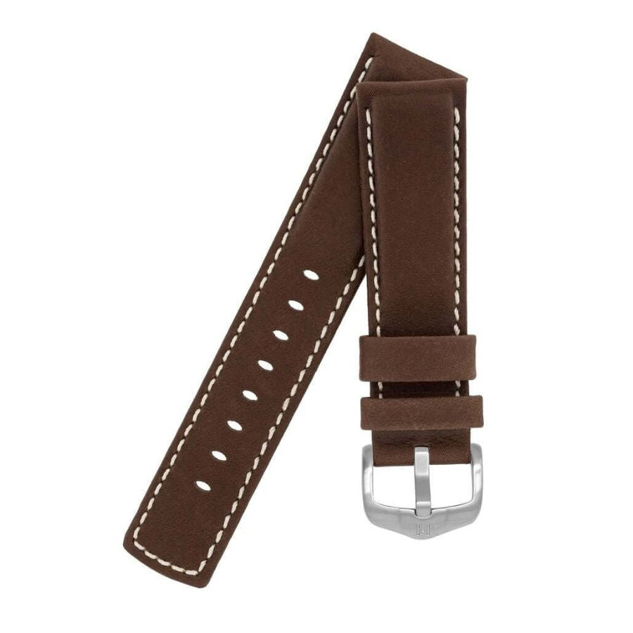 Hirsch Mariner ruskea kellon ranneke