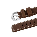 Hirsch Mariner ruskea kellon ranneke