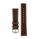 Hirsch Mariner ruskea kellon ranneke