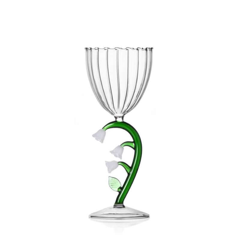 Ichendorf Milano Botanica Stemmed Glass White Flowers 09354009