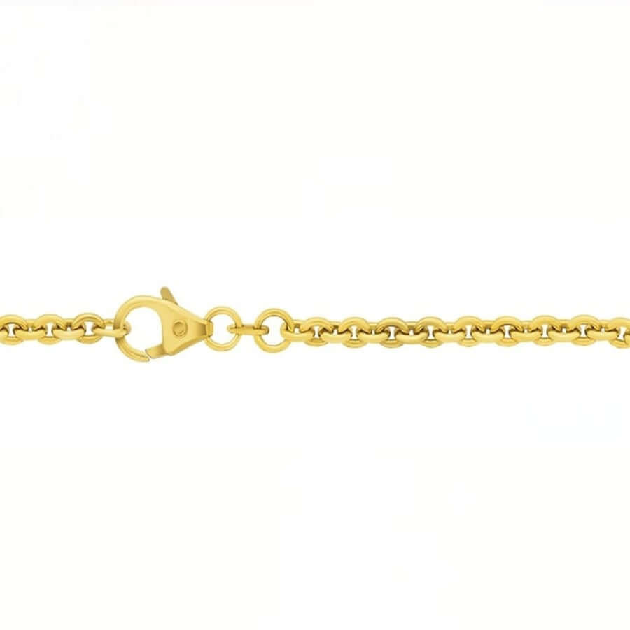 14k Kultainen papuketju 6g - 50 cm