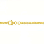14k Kultainen papuketju 6g - 50 cm