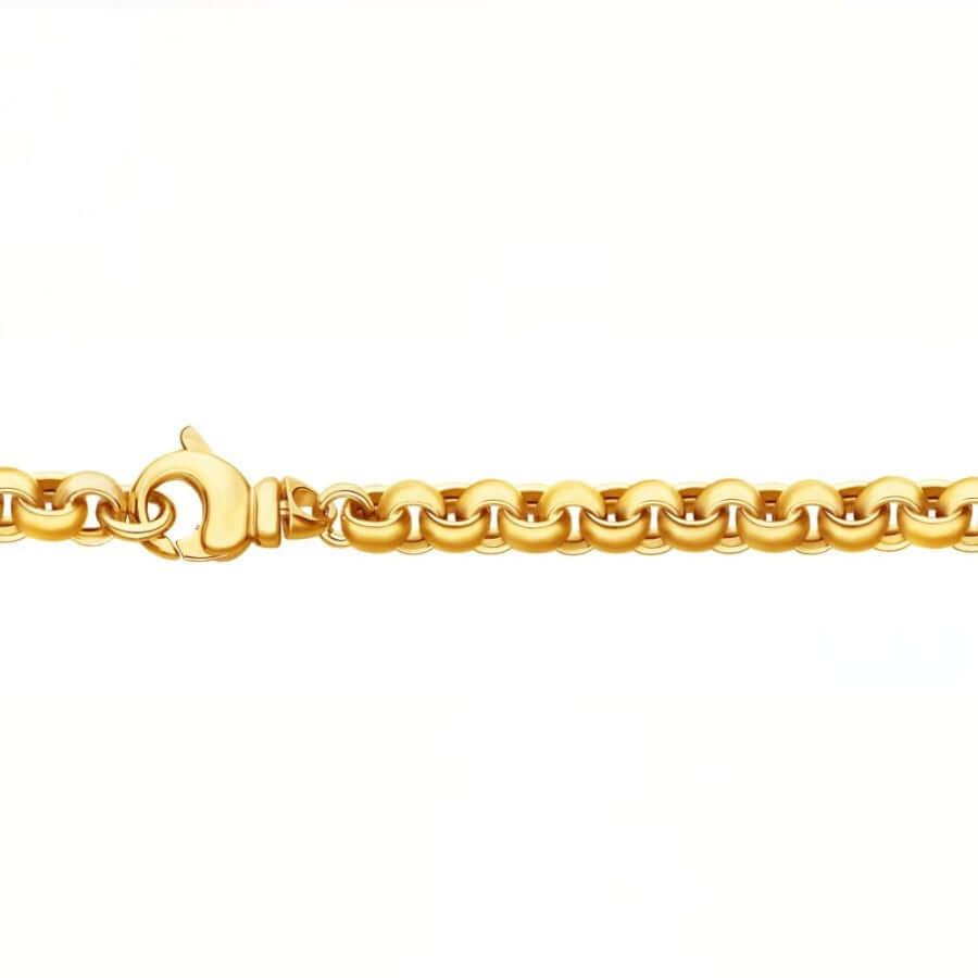 14k Kultainen papuranneketju 7g - 19 cm