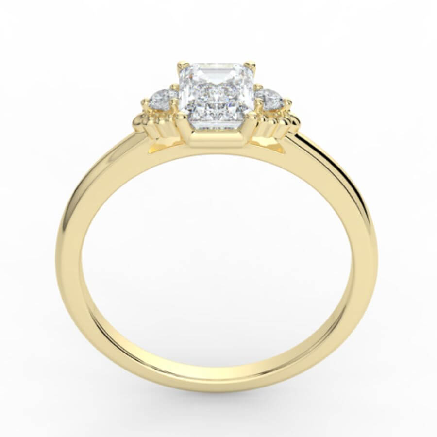 Kohinoor Celeste Laboratorio timanttisormus 033-441KT-04