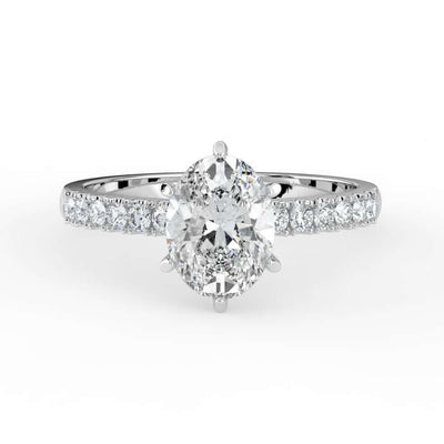 Kohinoor Theia Ovaali Timanttisormus 033-461-112L