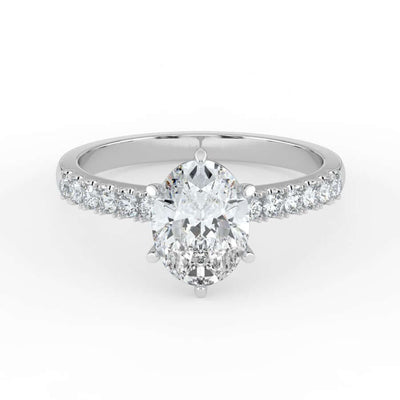 Kohinoor Theia Ovaali Timanttisormus 033-461-112L