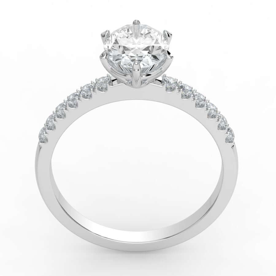 Kohinoor Theia Ovaali Timanttisormus 033-461-112L