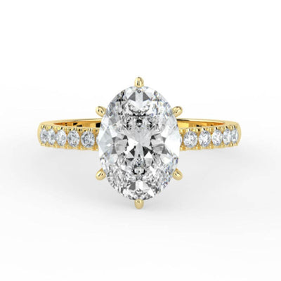 Kohinoor Theia Ovaali Timanttisormus 033-461K-212L