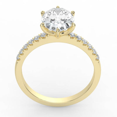 Kohinoor Theia Ovaali Timanttisormus 033-461K-212L