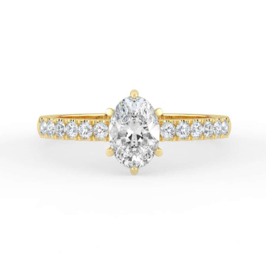 Kohinoor Theia Ovaali Timanttisormus 033-461-62L