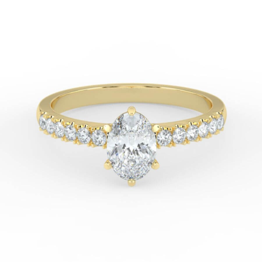 Kohinoor Theia Ovaali Timanttisormus 033-461-62L