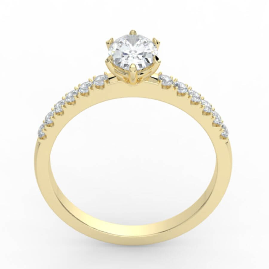 Kohinoor Theia Ovaali Timanttisormus 033-461-62L