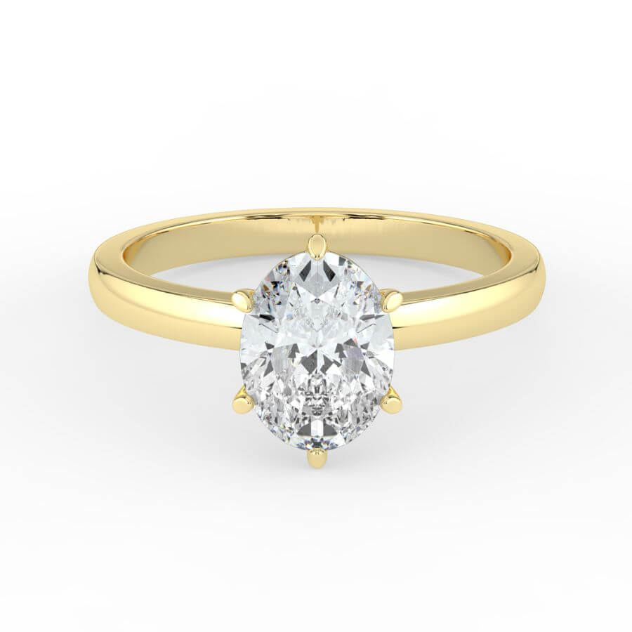 Kohinoor Theia Ovaali Timanttisormus 033-461K-100L