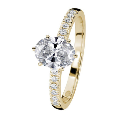 Kohinoor Theia Ovaali Timanttisormus 033-461K-112L