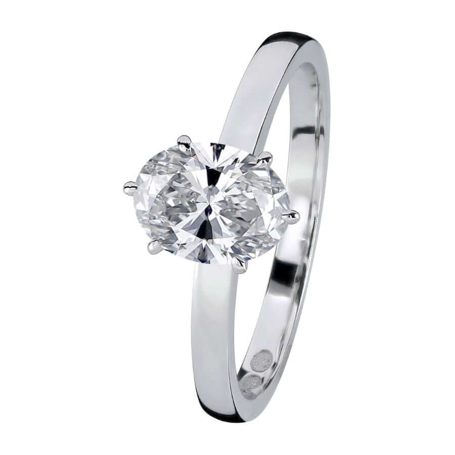 Kohinoor Theia Ovaali Timanttisormus 033-461V-100L